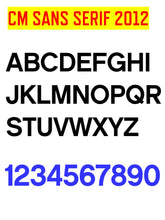 Cm Sans Serif 2012